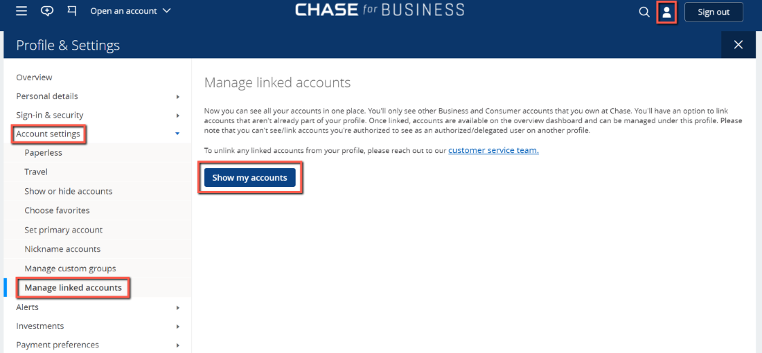 Link Your Chase Business and Personal Accounts, Helpful Tips
